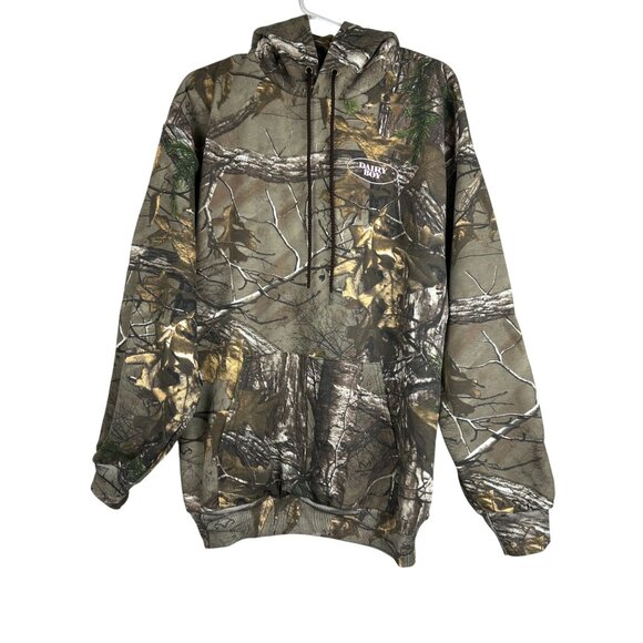 Dairy Boy Camouflage Hoodie Large Sweatshirt W/ Front Pocket & Drawstring Hoodie
